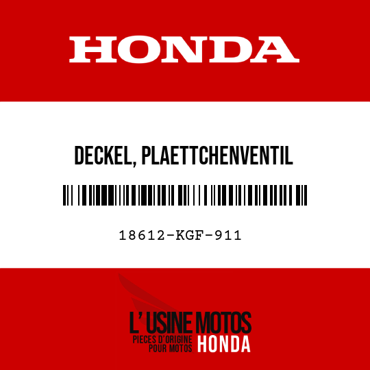 image de 18612-KGF-911 DECKEL, PLAETTCHENVENTIL