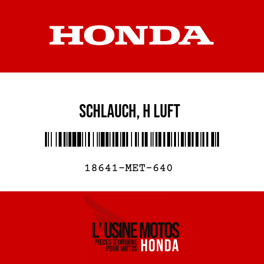 image de 18641-MET-640 SCHLAUCH, H LUFT