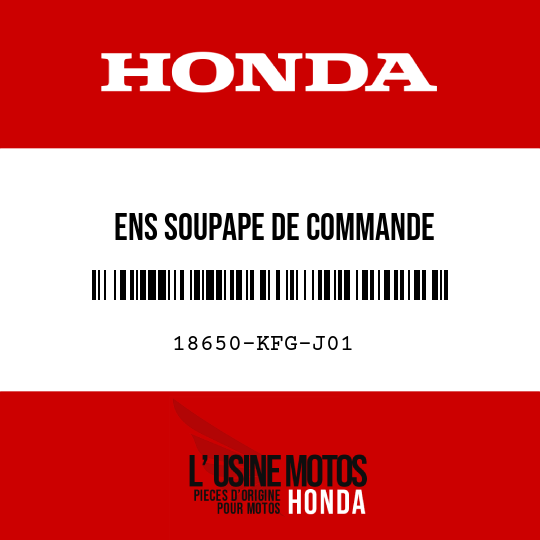 image de 18650-KFG-J01 ENS SOUPAPE DE COMMANDE D'IN-JECTION D'AIR