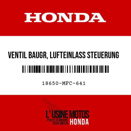 image de 18650-MFC-641 VENTIL BAUGR, LUFTEINLASS STEUERUNG