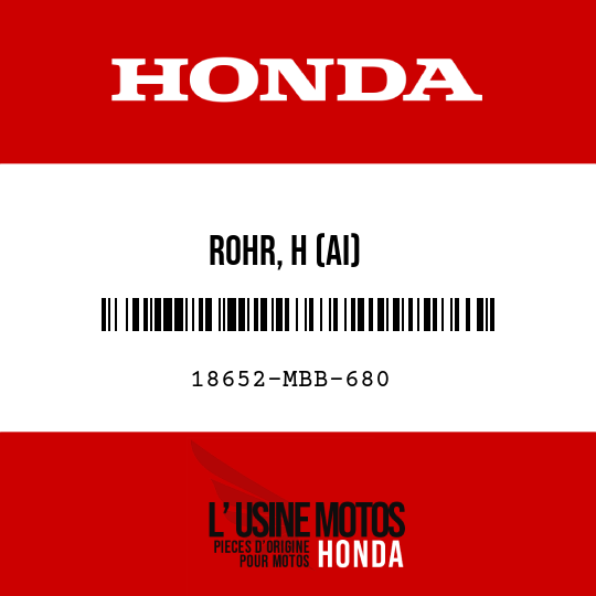 image de 18652-MBB-680 ROHR, H (AI)