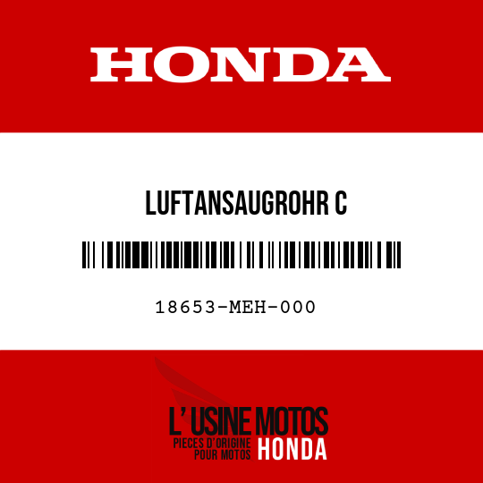 image de 18653-MEH-000 LUFTANSAUGROHR C