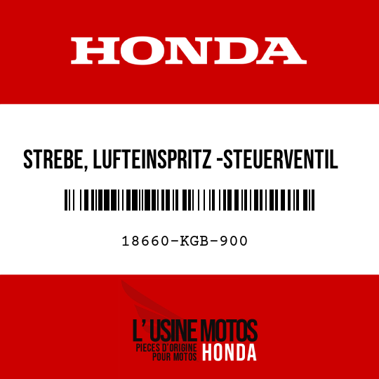 image de 18660-KGB-900 STREBE, LUFTEINSPRITZ -STEUERVENTIL