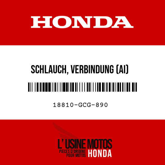 image de 18810-GCG-890 SCHLAUCH, VERBINDUNG (AI)