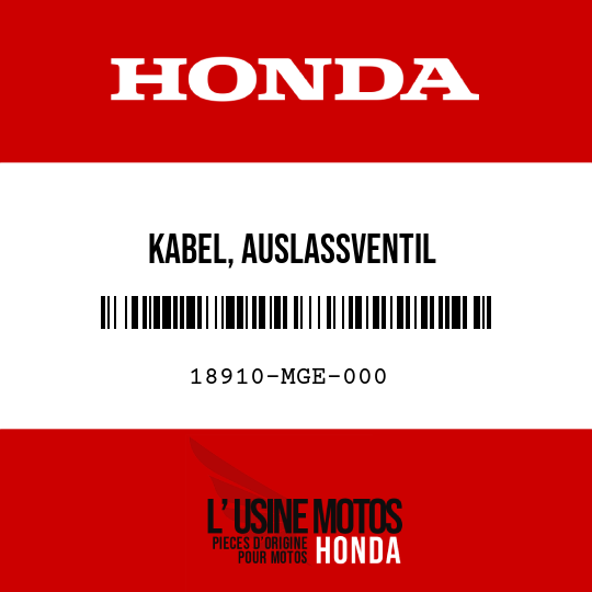image de 18910-MGE-000 KABEL, AUSLASSVENTIL