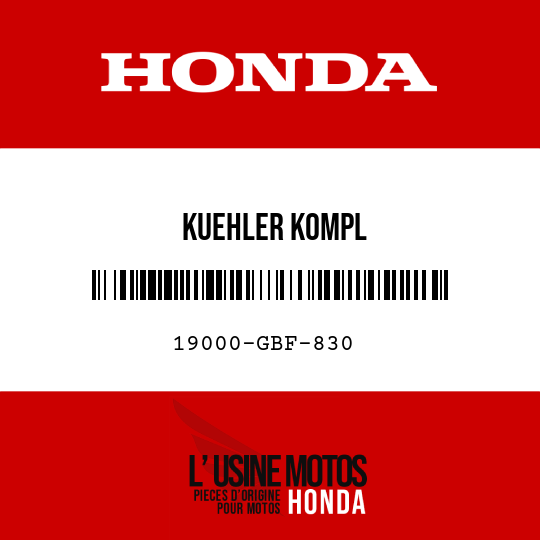 image de 19000-GBF-830 KUEHLER KOMPL