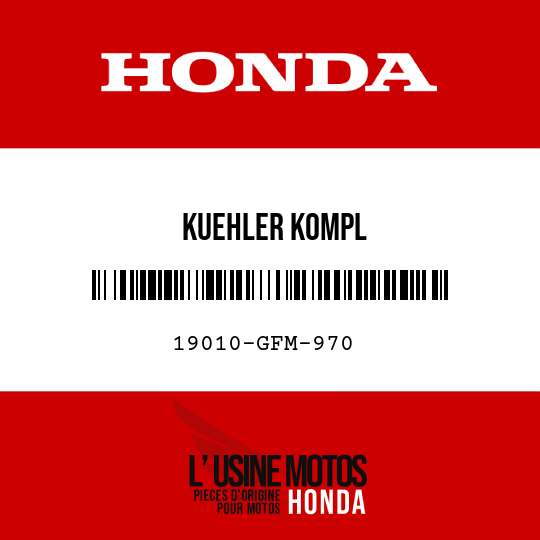 image de 19010-GFM-970 KUEHLER KOMPL