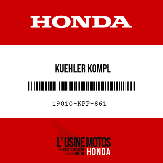 image de 19010-KPP-861 KUEHLER KOMPL