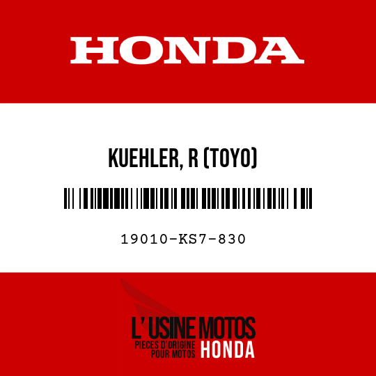 image de 19010-KS7-830 KUEHLER, R (TOYO)