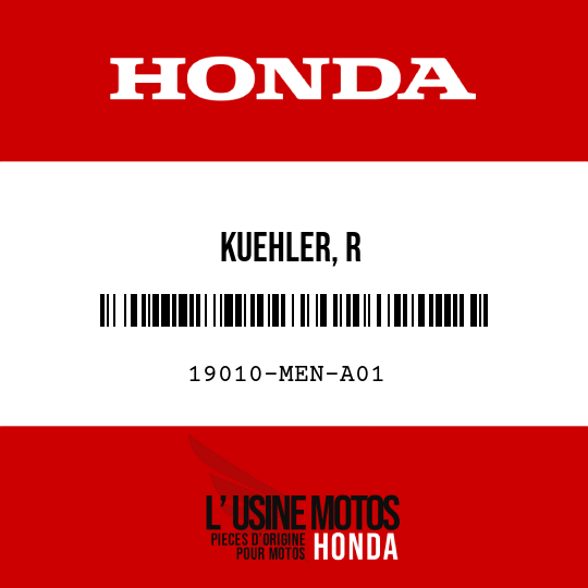 image de 19010-MEN-A01 KUEHLER, R