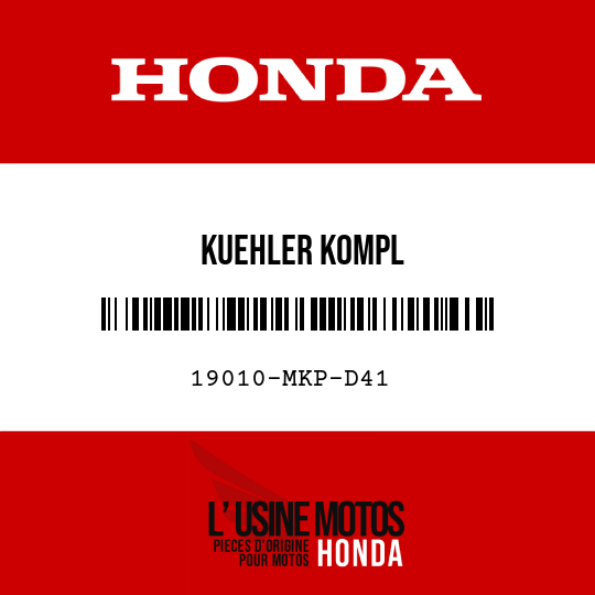 image de 19010-MKP-D41 KUEHLER KOMPL