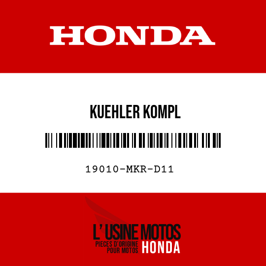 image de 19010-MKR-D11 KUEHLER KOMPL