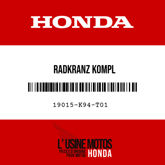 image de 19015-K94-T01 RADKRANZ KOMPL