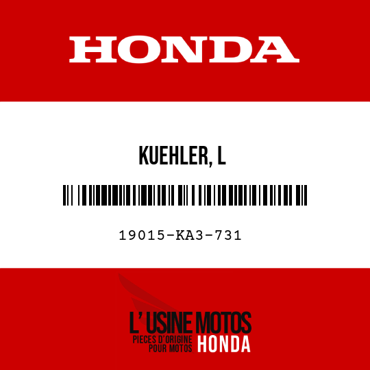 image de 19015-KA3-731 KUEHLER, L