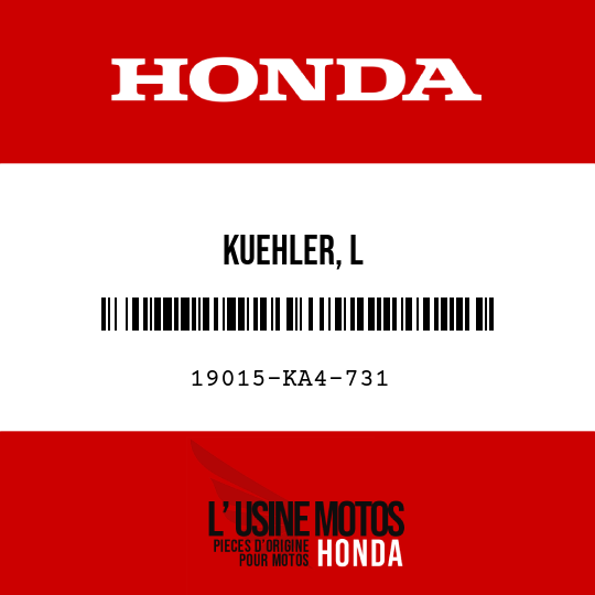 image de 19015-KA4-731 KUEHLER, L