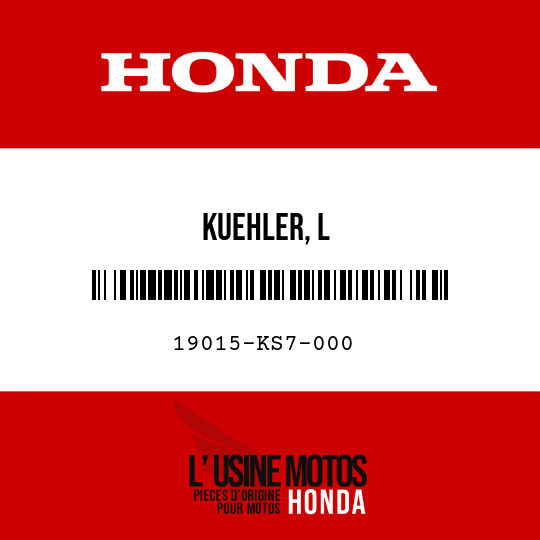 image de 19015-KS7-000 KUEHLER, L
