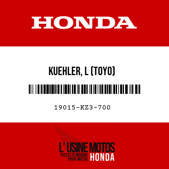 image de 19015-KZ3-700 KUEHLER, L (TOYO)