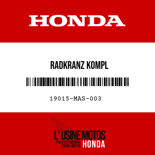 image de 19015-MAS-003 RADKRANZ KOMPL