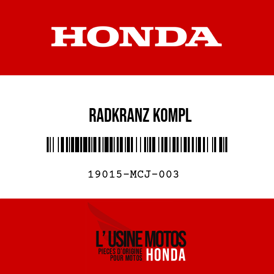 image de 19015-MCJ-003 RADKRANZ KOMPL