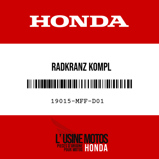 image de 19015-MFF-D01 RADKRANZ KOMPL