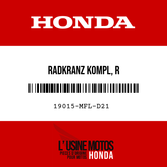 image de 19015-MFL-D21 RADKRANZ KOMPL, R