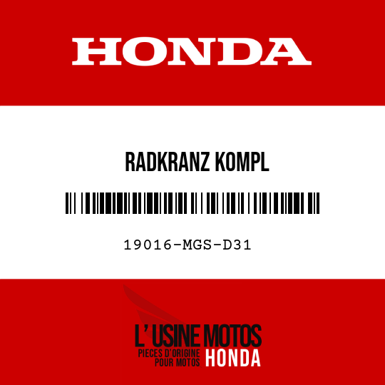 image de 19016-MGS-D31 RADKRANZ KOMPL