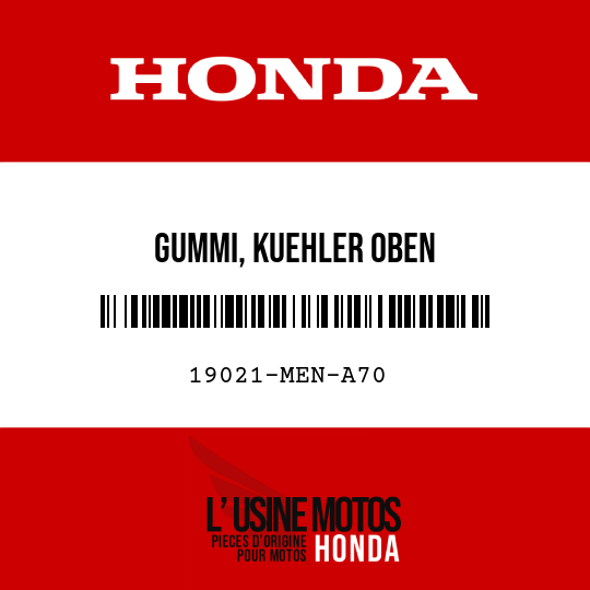 image de 19021-MEN-A70 GUMMI, KUEHLER OBEN