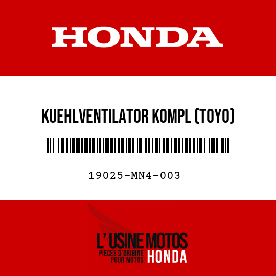 image de 19025-MN4-003 KUEHLVENTILATOR KOMPL (TOYO)