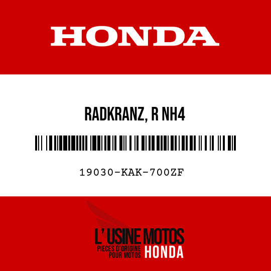 image de 19030-KAK-700ZF RADKRANZ, R NH4 