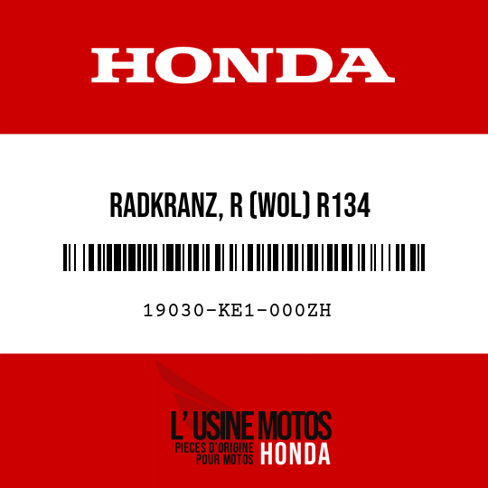 image de 19030-KE1-000ZH RADKRANZ, R (WOL) R134 