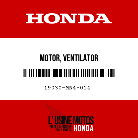 image de 19030-MN4-014 MOTOR, VENTILATOR