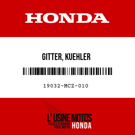 image de 19032-MCZ-010 GITTER, KUEHLER