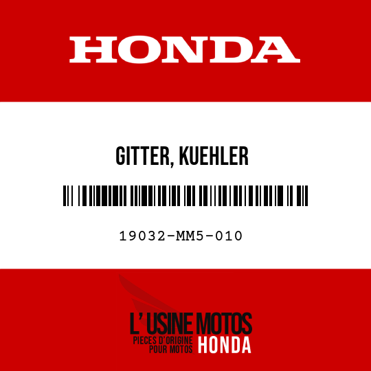 image de 19032-MM5-010 GITTER, KUEHLER