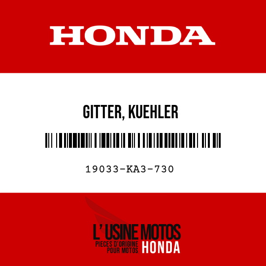 image de 19033-KA3-730 GITTER, KUEHLER