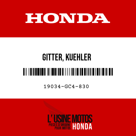 image de 19034-GC4-830 GITTER, KUEHLER