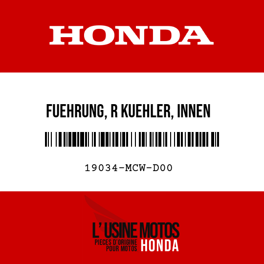 image de 19034-MCW-D00 FUEHRUNG, R KUEHLER, INNEN