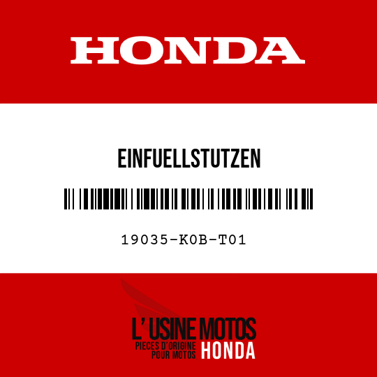 image de 19035-K0B-T01 EINFUELLSTUTZEN