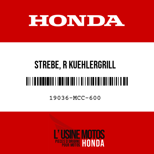 image de 19036-MCC-600 STREBE, R KUEHLERGRILL