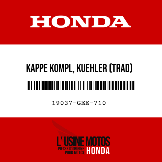 image de 19037-GEE-710 KAPPE KOMPL, KUEHLER (TRAD)