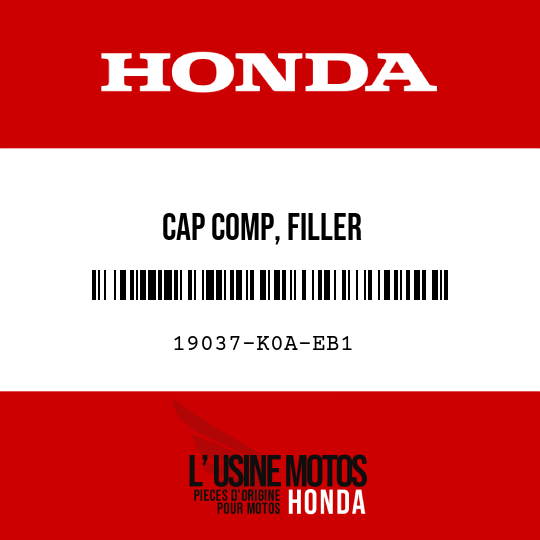 image de 19037-K0A-EB1 CAP COMP, FILLER