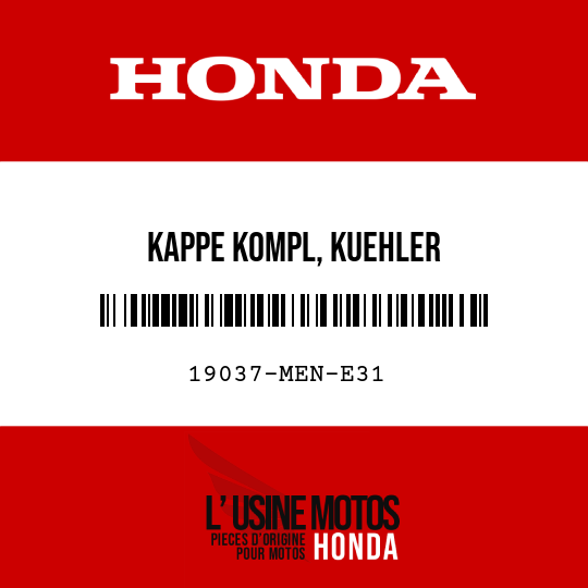 image de 19037-MEN-E31 KAPPE KOMPL, KUEHLER