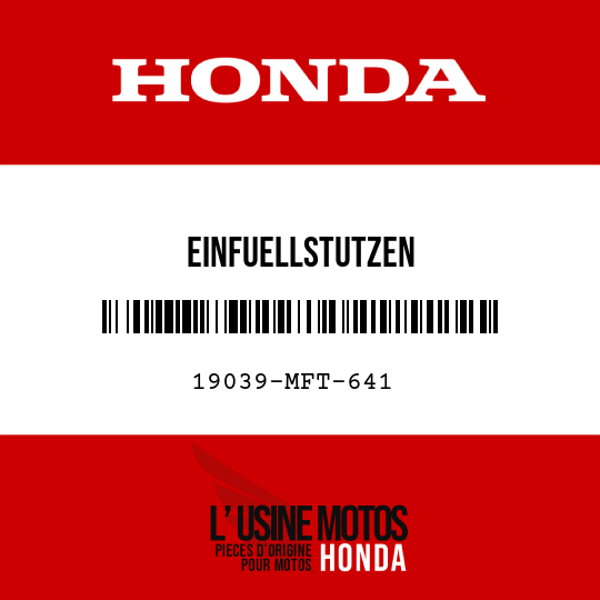 image de 19039-MFT-641 EINFUELLSTUTZEN