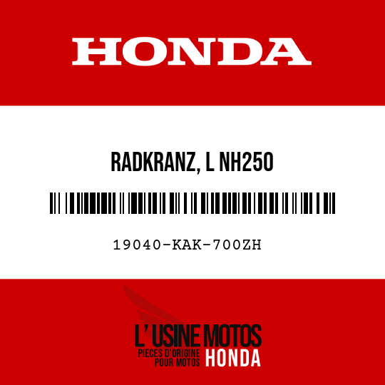 image de 19040-KAK-700ZH RADKRANZ, L NH250 