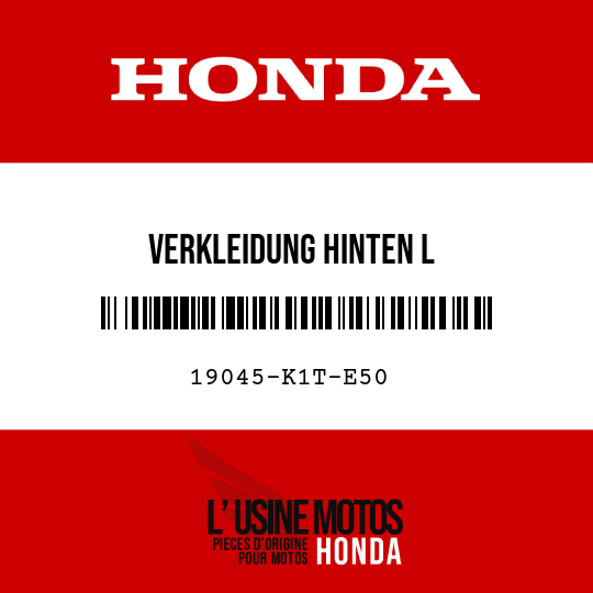 image de 19045-K1T-E50 VERKLEIDUNG HINTEN L