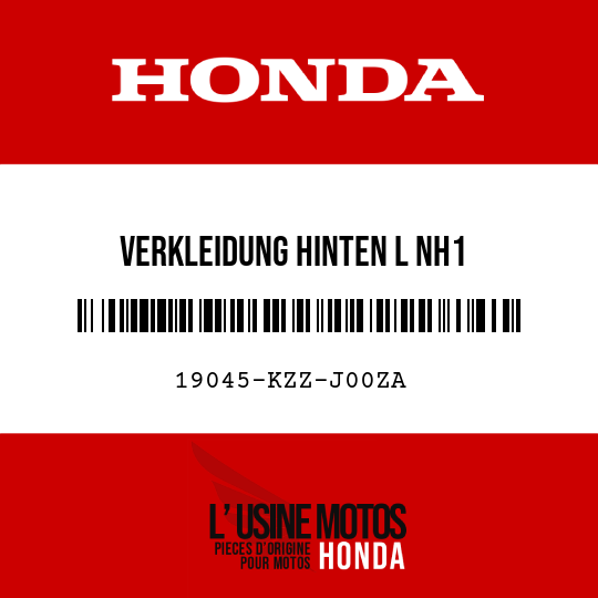 image de 19045-KZZ-J00ZA VERKLEIDUNG HINTEN L NH1