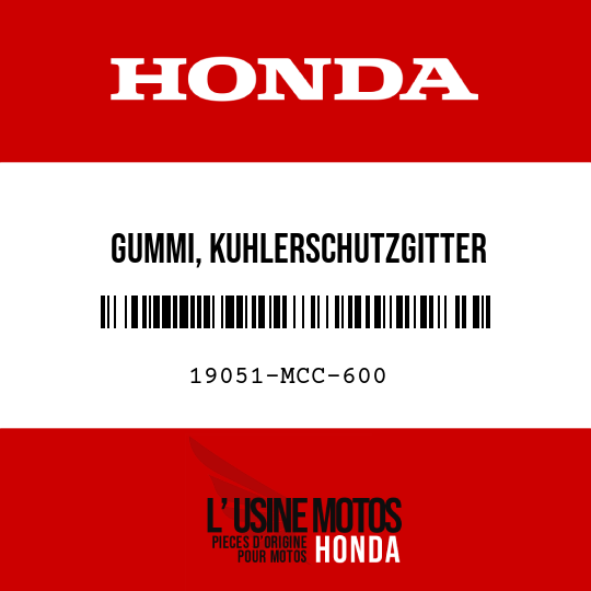 image de 19051-MCC-600 GUMMI, KUHLERSCHUTZGITTER