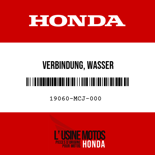 image de 19060-MCJ-000 VERBINDUNG, WASSER