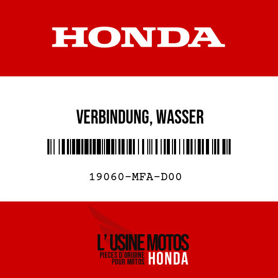 image de 19060-MFA-D00 VERBINDUNG, WASSER