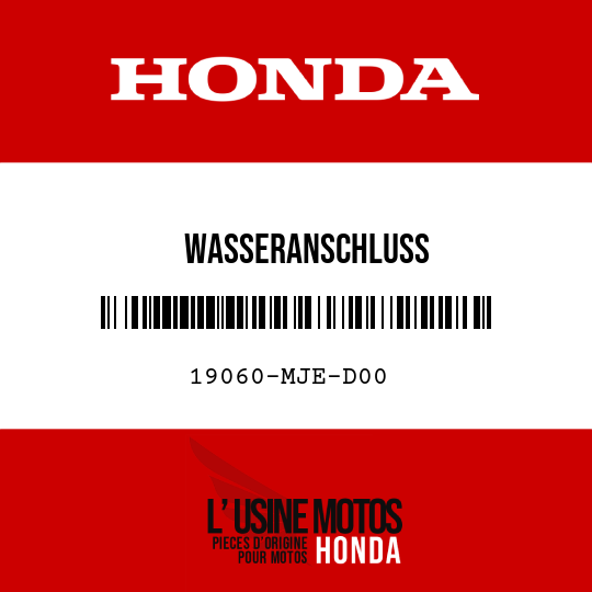 image de 19060-MJE-D00 WASSERANSCHLUSS