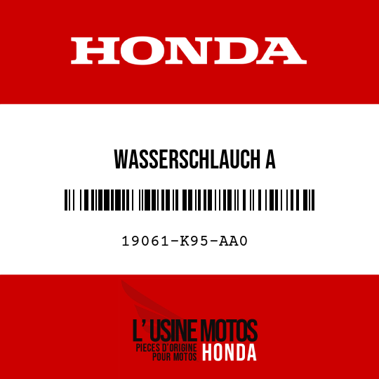 image de 19061-K95-AA0 WASSERSCHLAUCH A